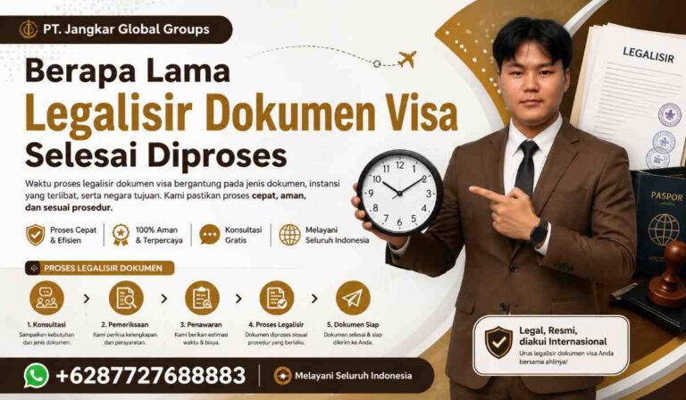 Berapa Lama Legalisir Dokumen Visa Selesai Diproses