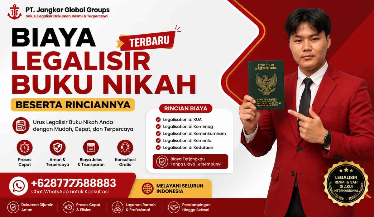 Biaya Legalisir Buku Nikah Terbaru Beserta Rinciannya