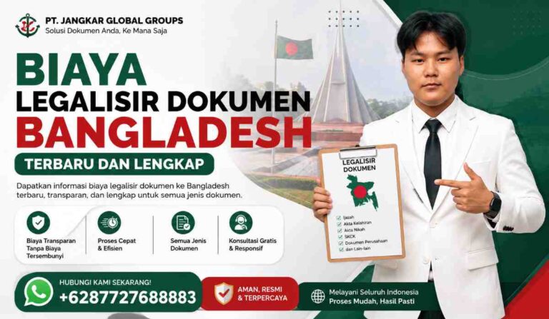 Biaya Legalisir Dokumen Bangladesh Terbaru dan Lengkap
