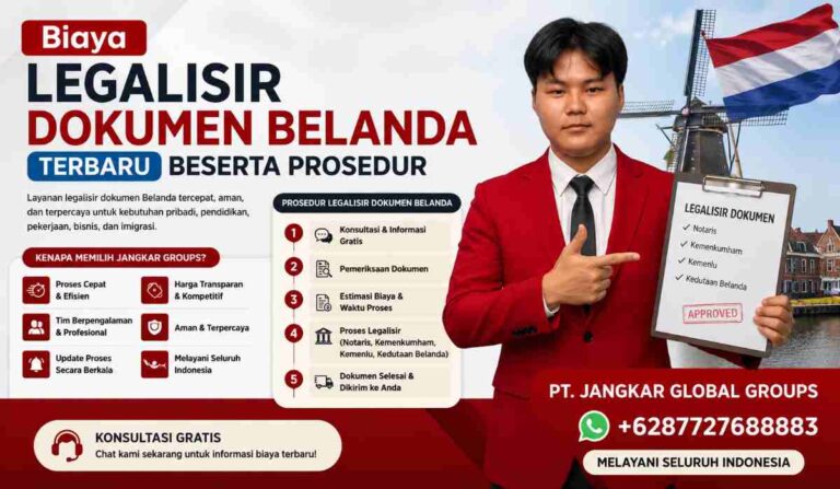 Biaya Legalisir Dokumen Belanda Terbaru Beserta Prosedur