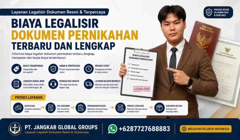 Biaya Legalisir Dokumen Pernikahan Terbaru dan Lengkap