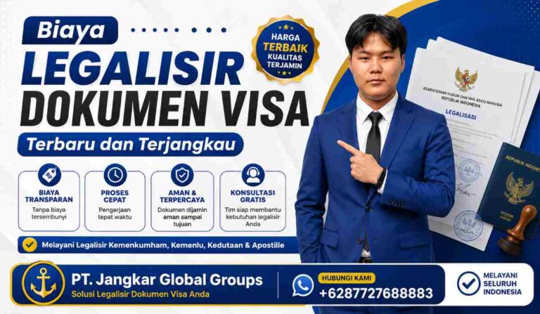 Biaya Legalisir Dokumen Visa Terbaru dan Terjangkau