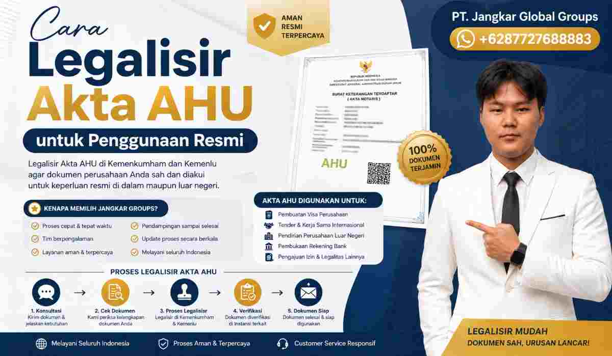 Cara Legalisir Akta AHU untuk Penggunaan Resmi