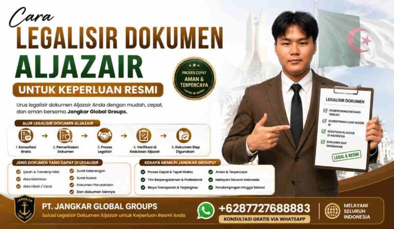 Cara Legalisir Dokumen Aljazair untuk Keperluan Resmi