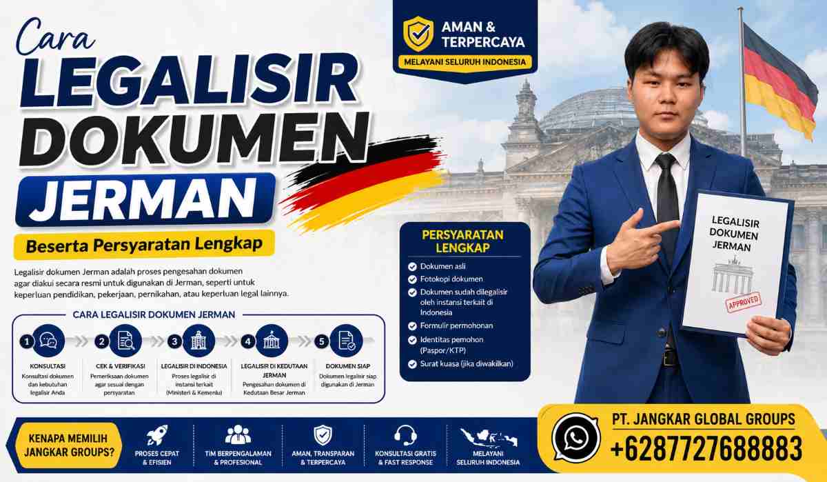 Cara Legalisir Dokumen Jerman Beserta Persyaratan Lengkap