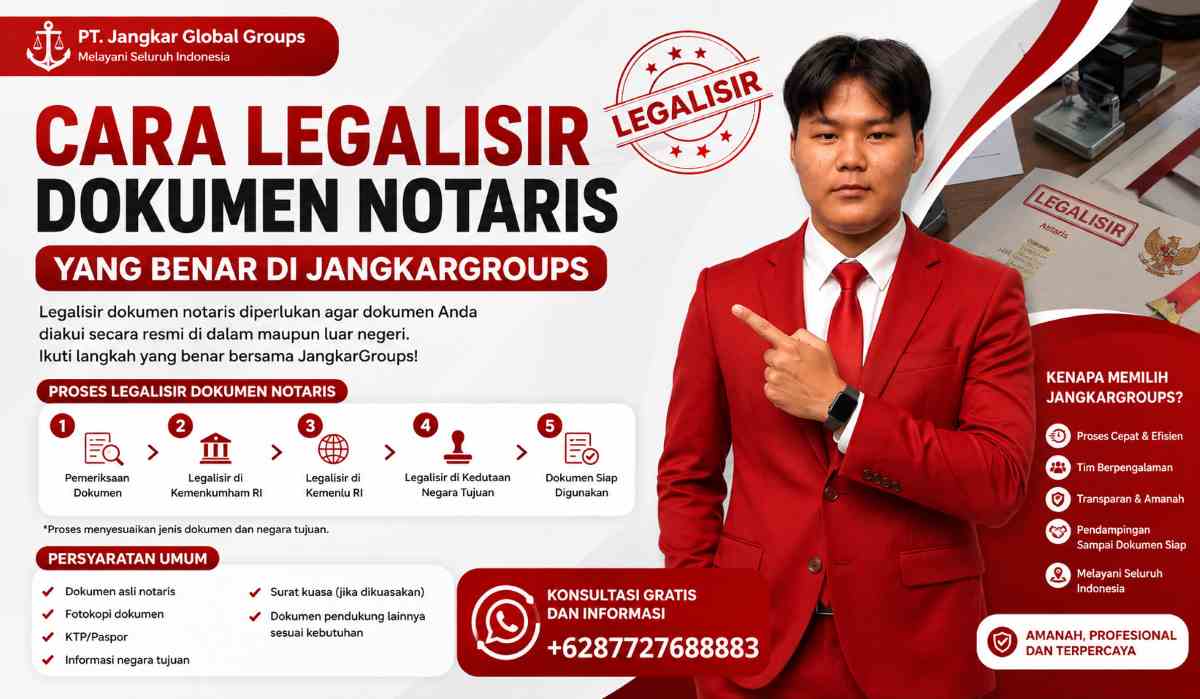 Cara Legalisir Dokumen Notaris yang Benar di JangkarGroups