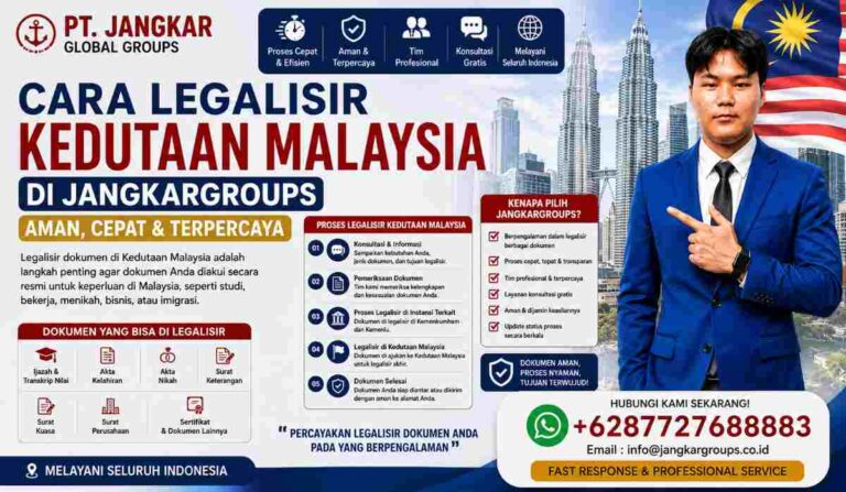 Cara Legalisir Kedutaan Malaysia di JangkarGroups