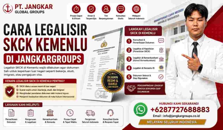 Cara Legalisir SKCK Kemenlu di JangkarGroups