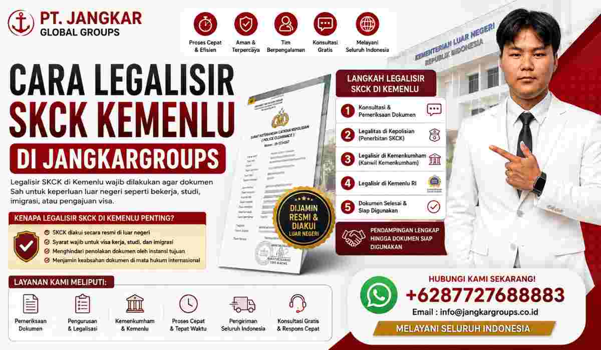Cara Legalisir SKCK Kemenlu di JangkarGroups