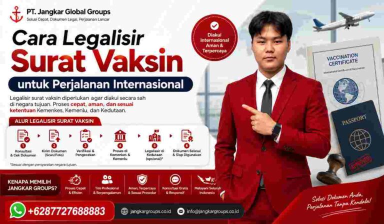 Cara Legalisir Surat Vaksin untuk Perjalanan Internasional