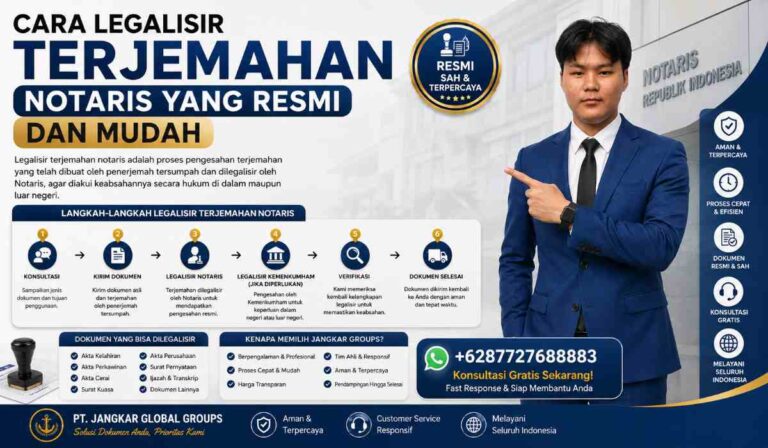 Cara Legalisir Terjemahan Notaris yang Resmi dan Mudah