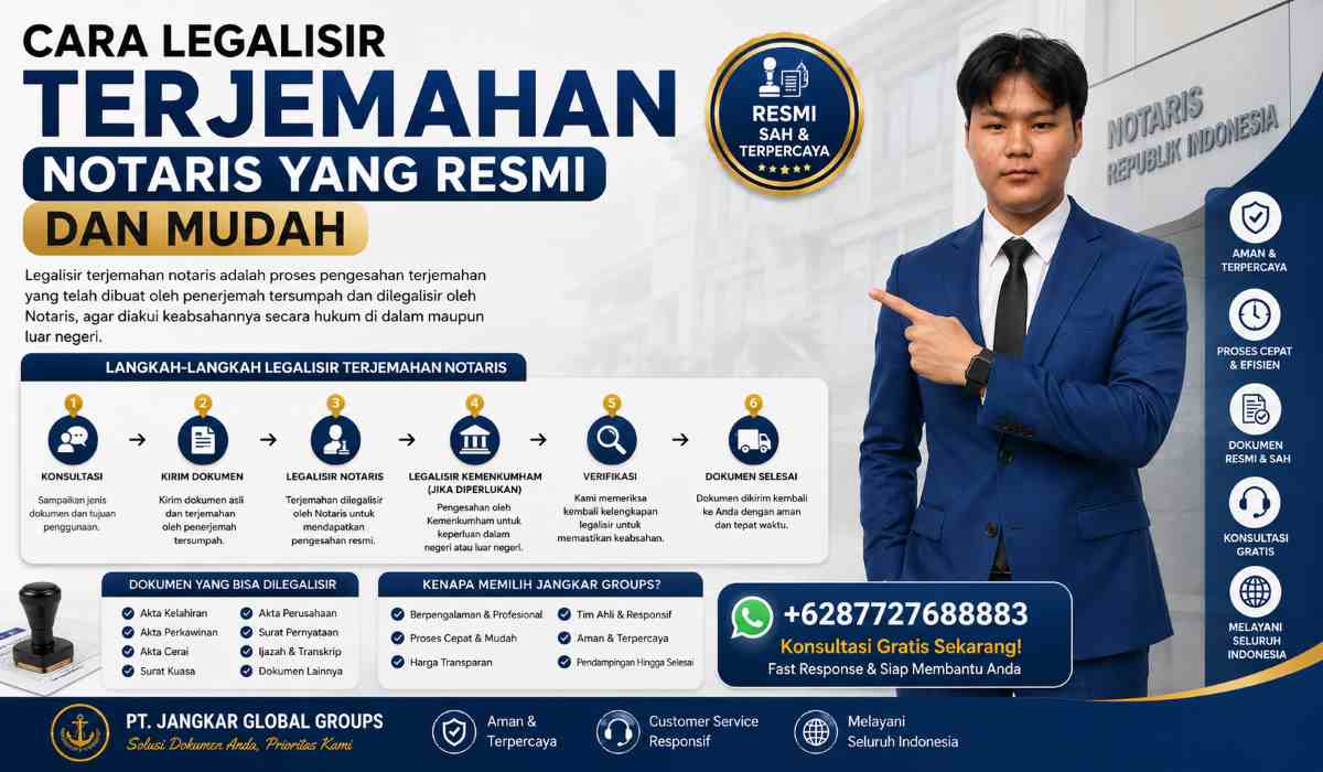 Cara Legalisir Terjemahan Notaris yang Resmi dan Mudah