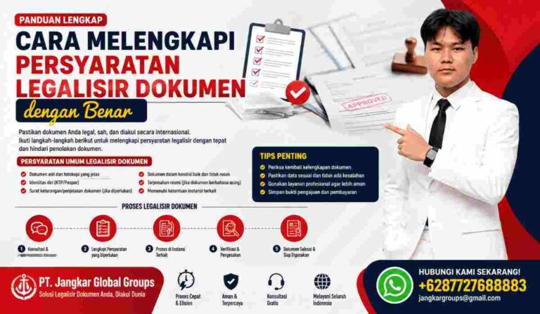Cara Melengkapi Persyaratan Legalisir Dokumen dengan Benar