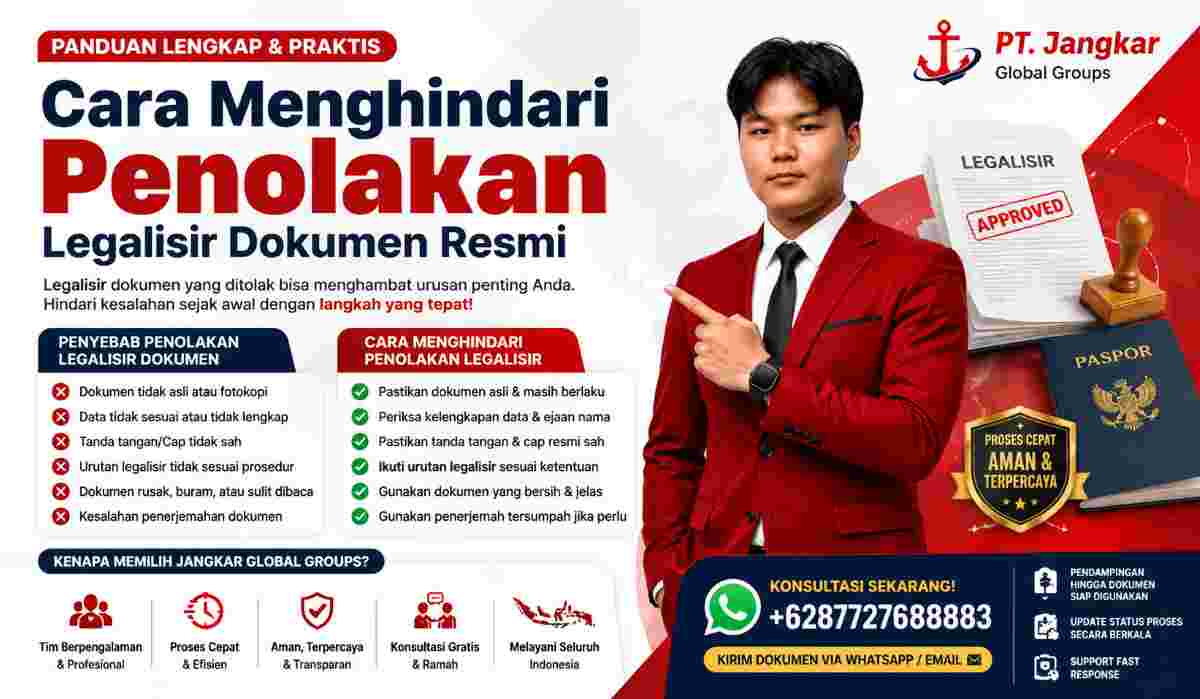 Cara Menghindari Penolakan Legalisir Dokumen Resmi