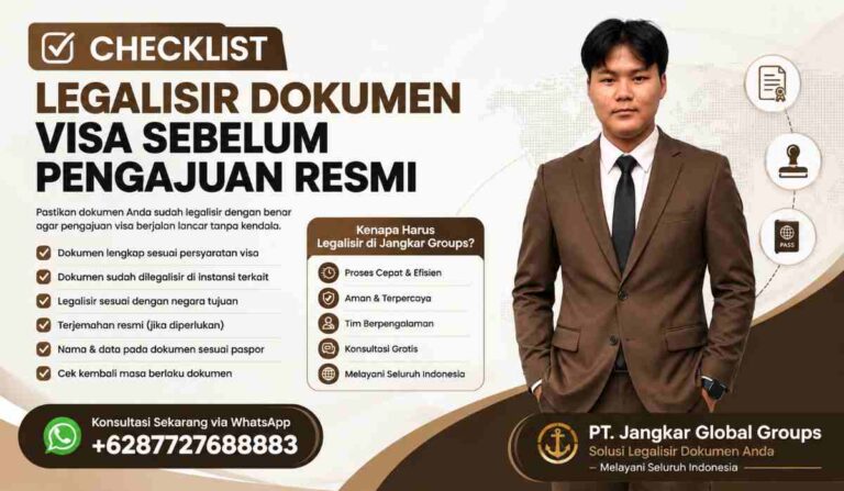 Checklist Legalisir Dokumen Visa Sebelum Pengajuan Resmi