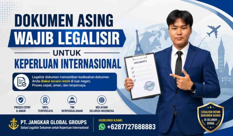 Dokumen Asing Wajib Legalisir untuk Keperluan Internasional