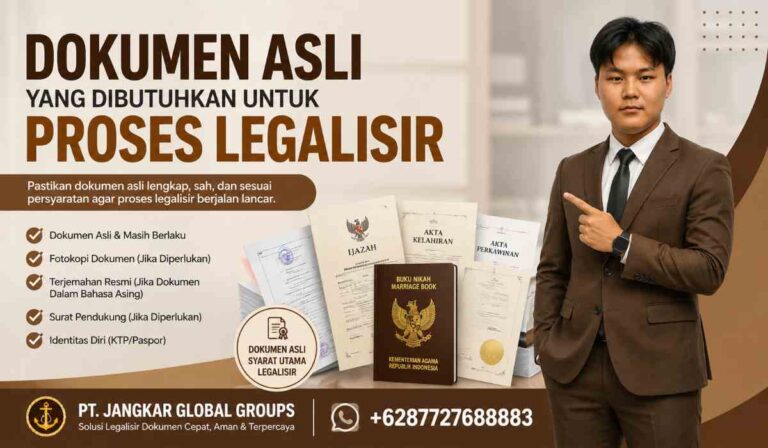 Dokumen Asli yang Dibutuhkan untuk Proses Legalisir