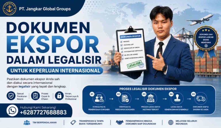Dokumen Ekspor dalam Legalisir untuk Keperluan Internasional