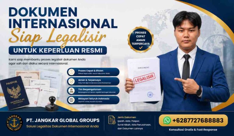 Dokumen Internasional Siap Legalisir untuk Keperluan Resmi