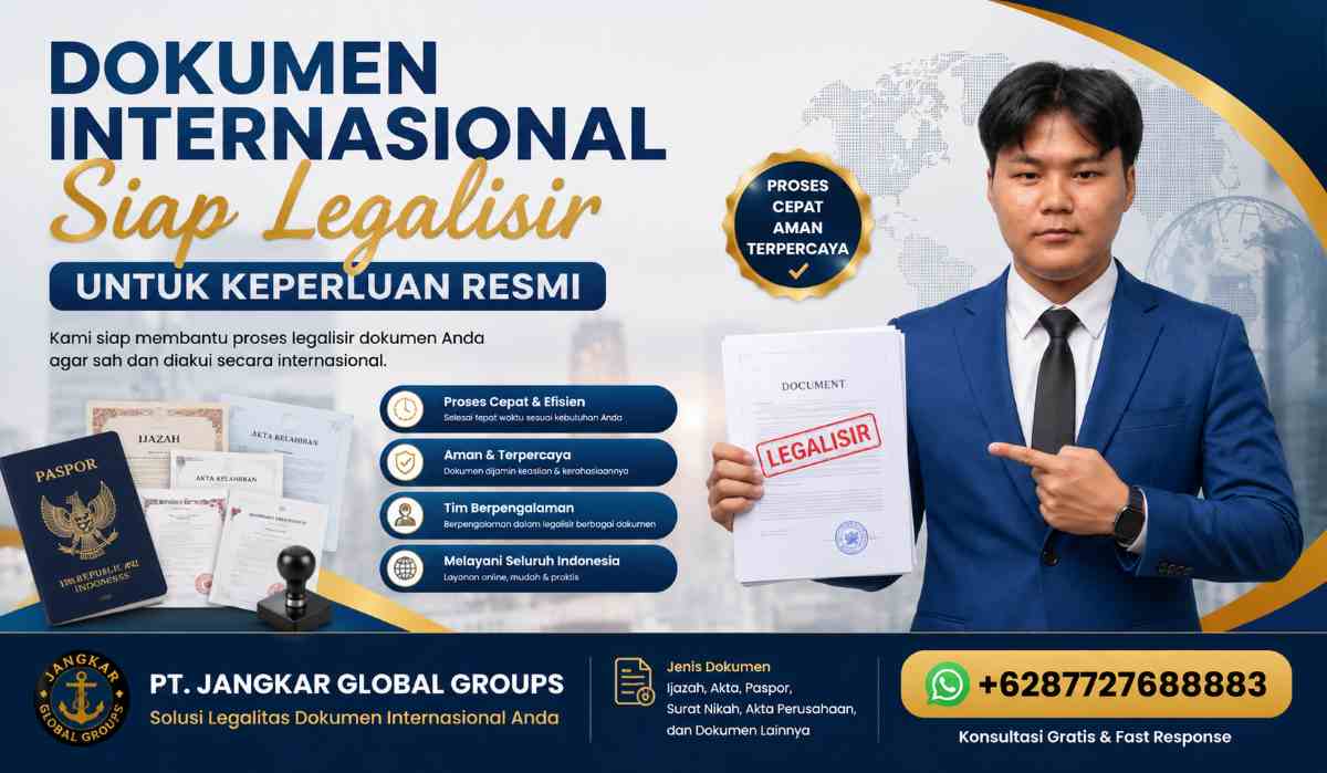 Dokumen Internasional Siap Legalisir untuk Keperluan Resmi