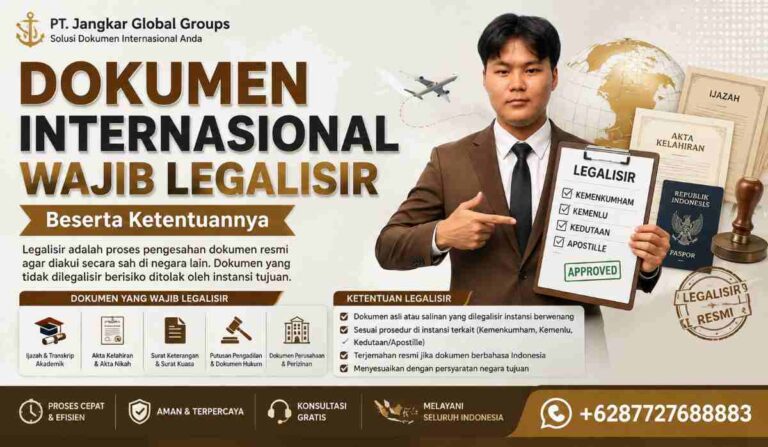 Dokumen Internasional Wajib Legalisir Beserta Ketentuannya