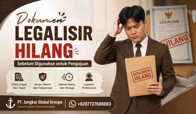 Dokumen Legalisir Hilang Sebelum Digunakan untuk Pengajuan