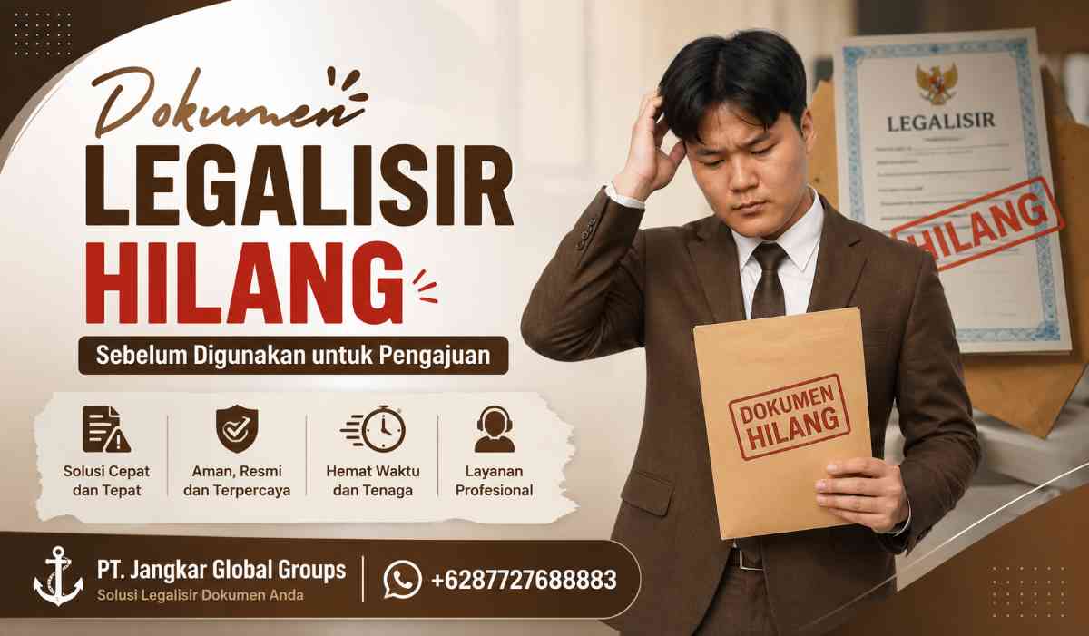 Dokumen Legalisir Hilang Sebelum Digunakan untuk Pengajuan