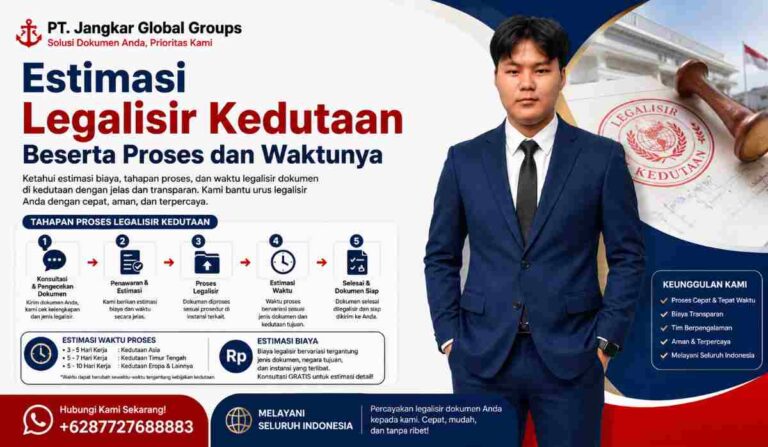 Estimasi Legalisir Kedutaan Beserta Proses dan Waktunya