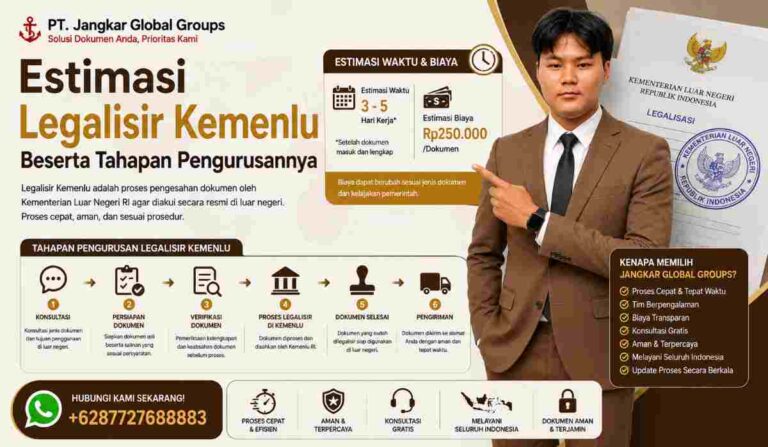 Estimasi Legalisir Kemenlu Beserta Tahapan Pengurusannya