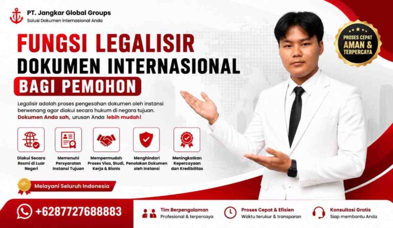 Fungsi Legalisir Dokumen Internasional bagi Pemohon