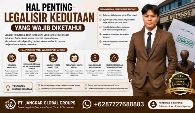 Hal Penting Legalisir Kedutaan yang Wajib Diketahui