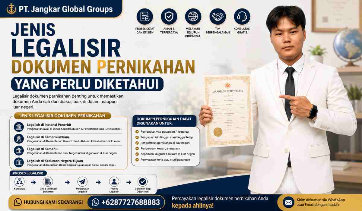Jenis Legalisir Dokumen Pernikahan yang Perlu Diketahui