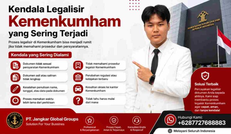 Kendala Legalisir Kemenkumham yang Sering Terjadi