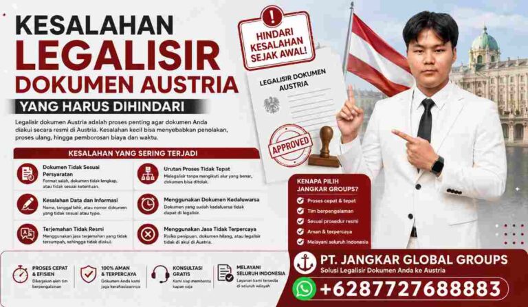 Kesalahan Legalisir Dokumen Austria yang Harus Dihindari