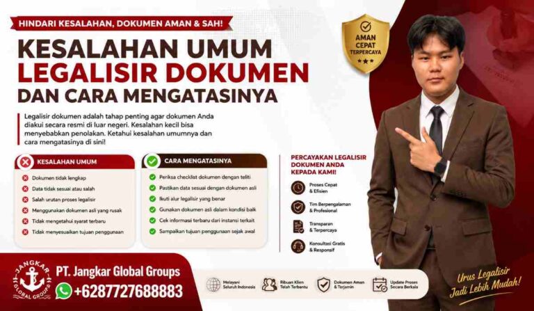 Kesalahan Umum Legalisir Dokumen dan Cara Mengatasinya