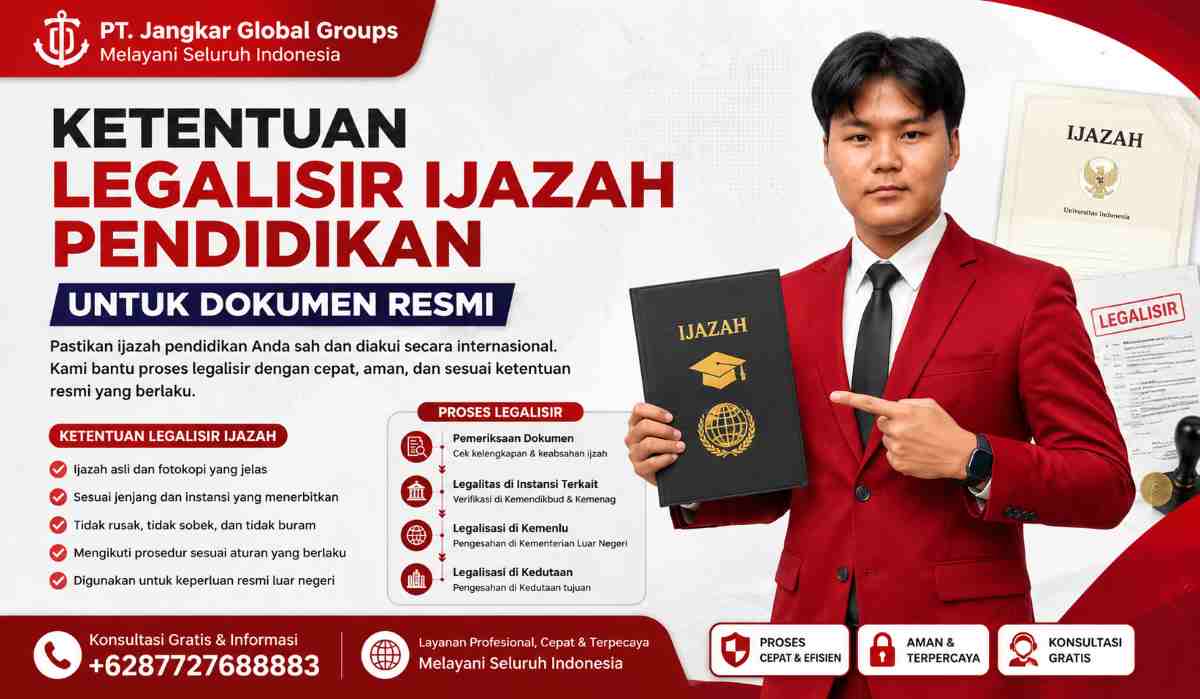 Ketentuan Legalisir Ijazah Pendidikan untuk Dokumen Resmi