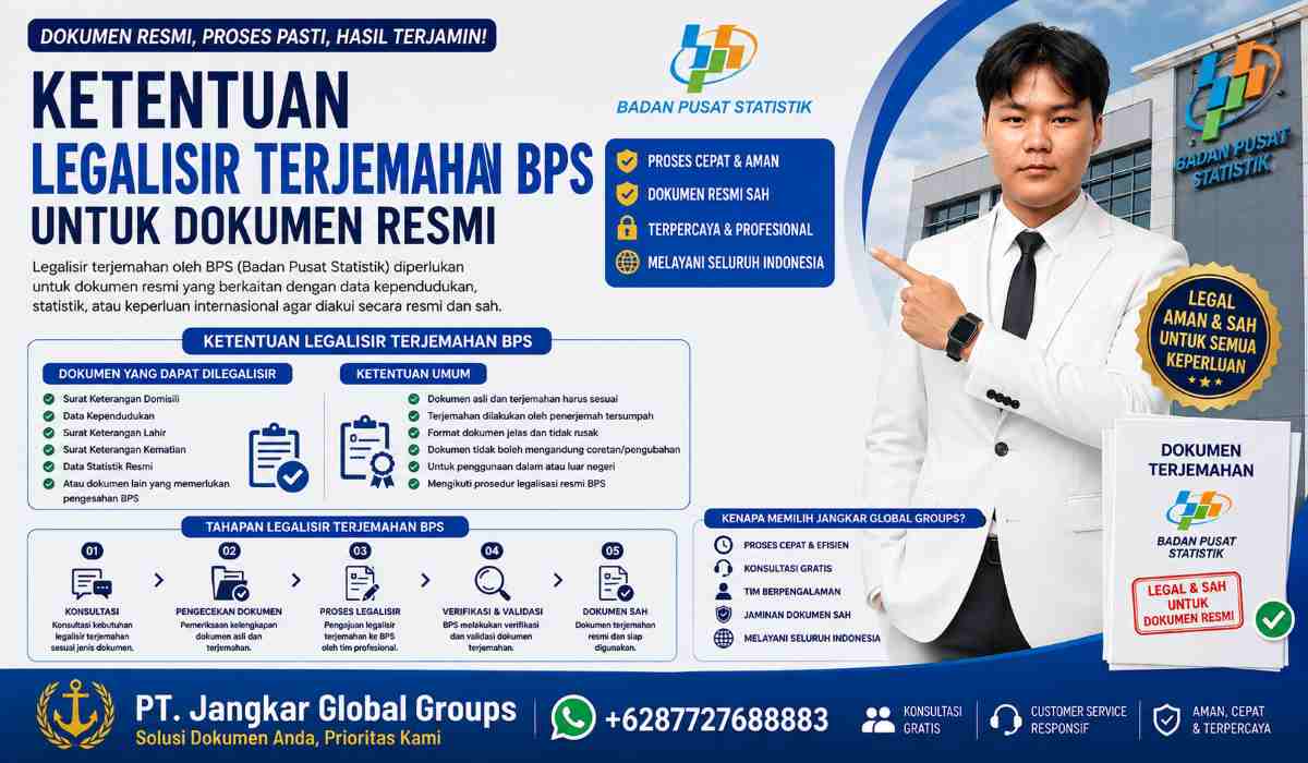 Ketentuan Legalisir Terjemahan BPS untuk Dokumen Resmi