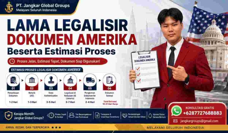 Lama Legalisir Dokumen Amerika Beserta Estimasi Proses