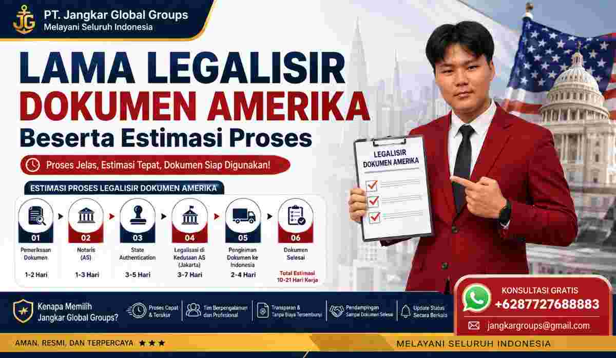 Lama Legalisir Dokumen Amerika Beserta Estimasi Proses