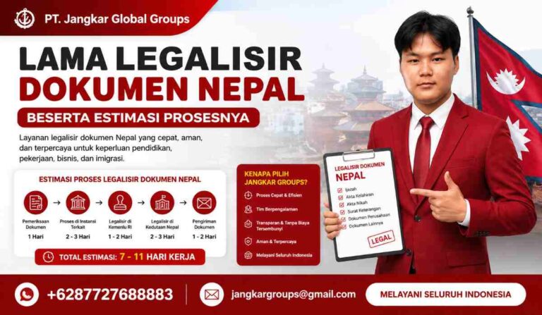 Lama Legalisir Dokumen Nepal Beserta Estimasi Prosesnya