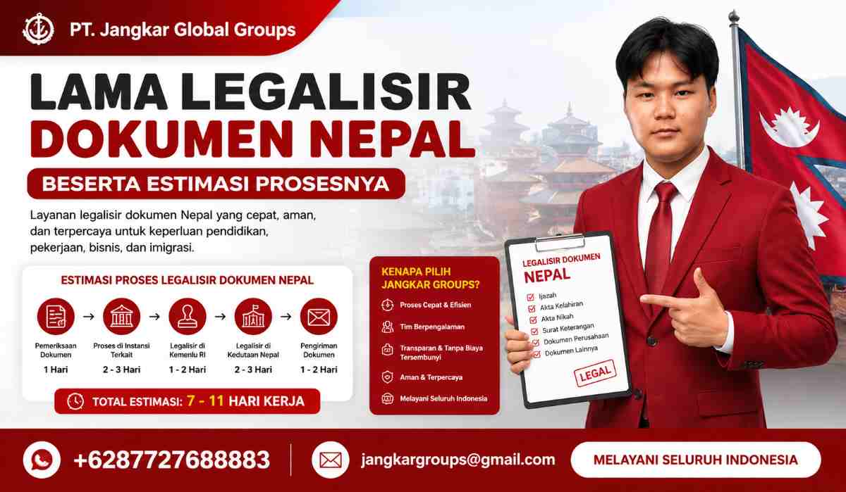 Lama Legalisir Dokumen Nepal Beserta Estimasi Prosesnya