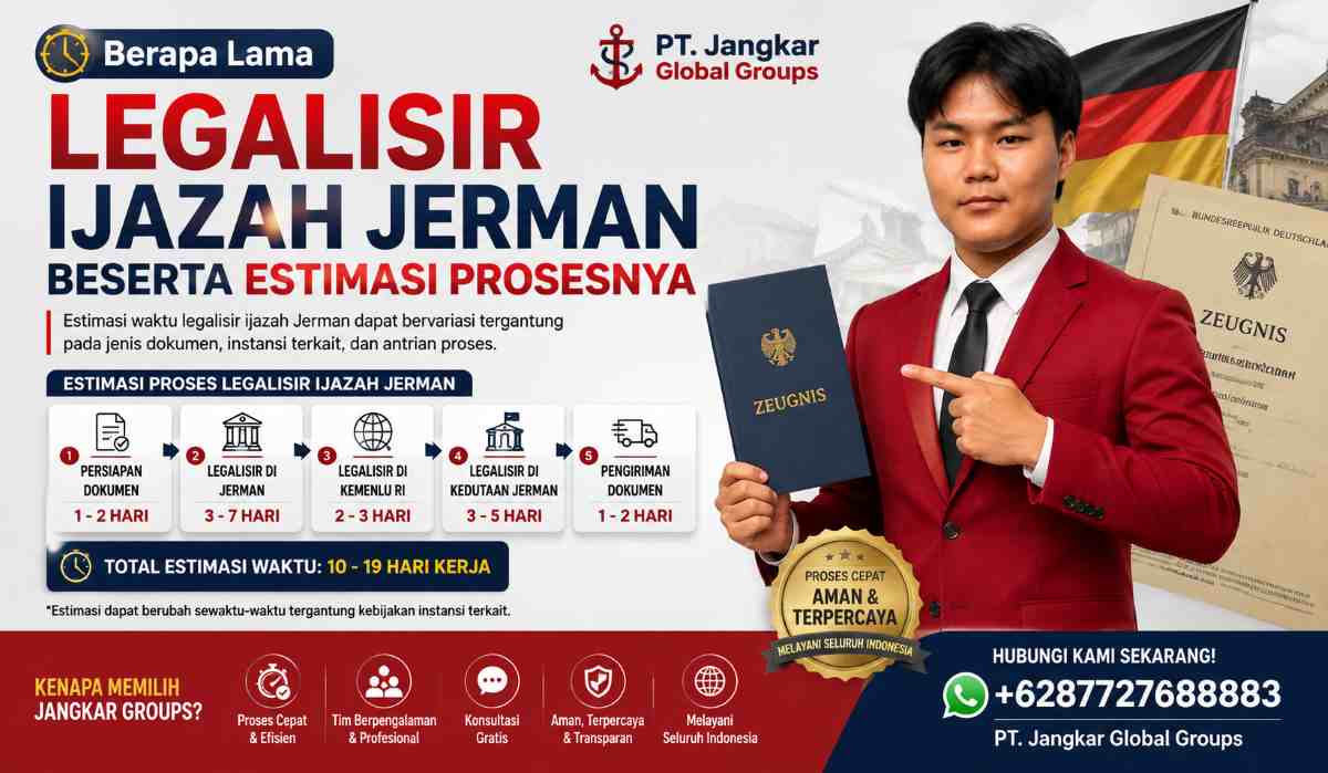 Lama Legalisir Ijazah Jerman Beserta Estimasi Prosesnya