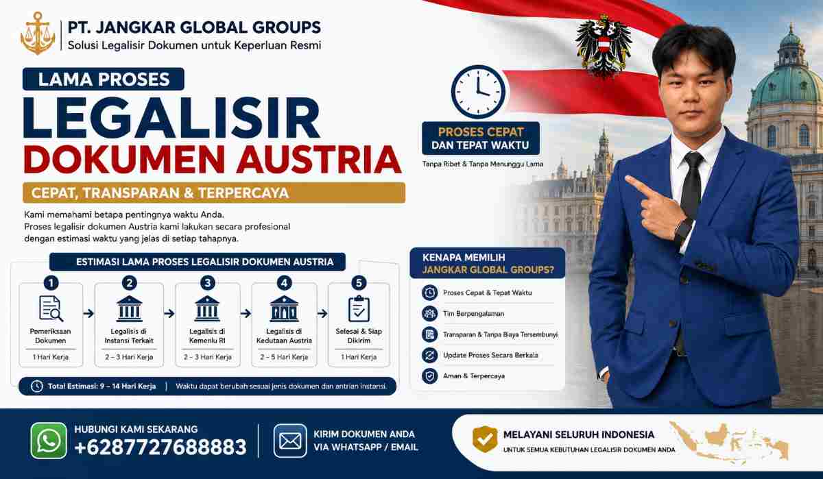Lama Proses Legalisir Dokumen Austria