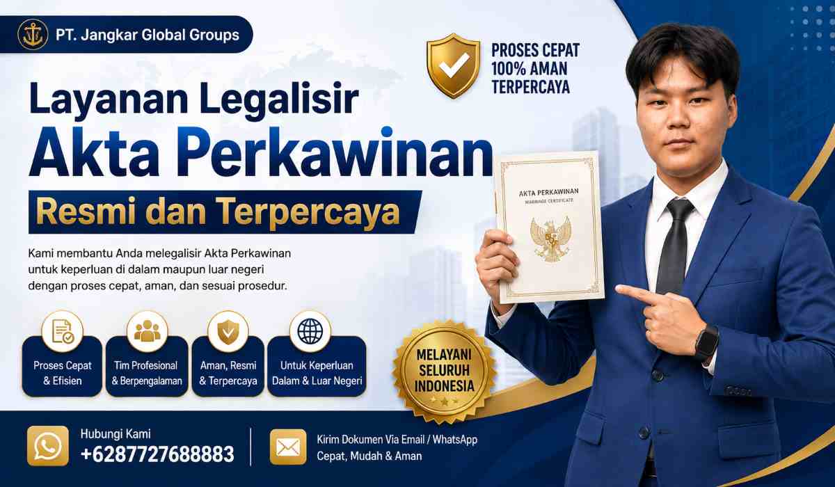 Layanan Legalisir Akta Perkawinan Resmi dan Terpercaya