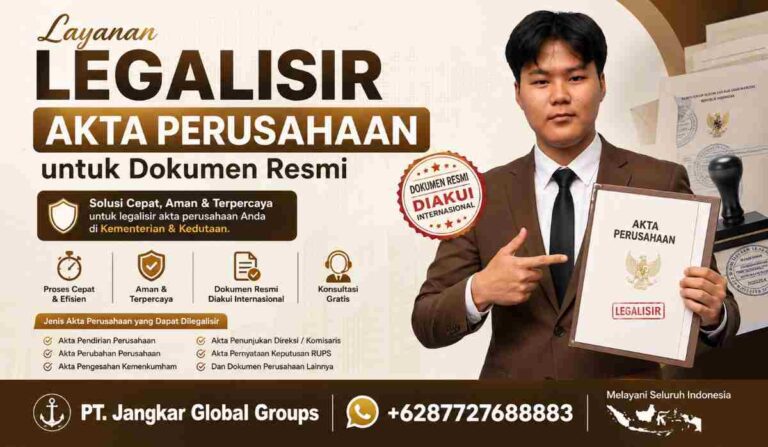 Layanan Legalisir Akta Perusahaan untuk Dokumen Resmi