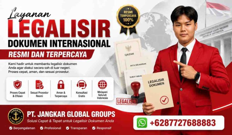 Layanan Legalisir Dokumen Internasional Resmi dan Terpercaya