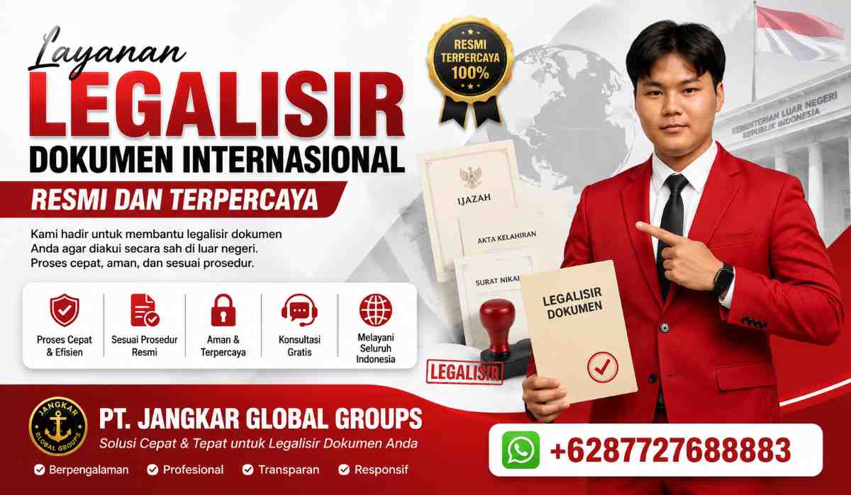 Layanan Legalisir Dokumen Internasional Resmi dan Terpercaya