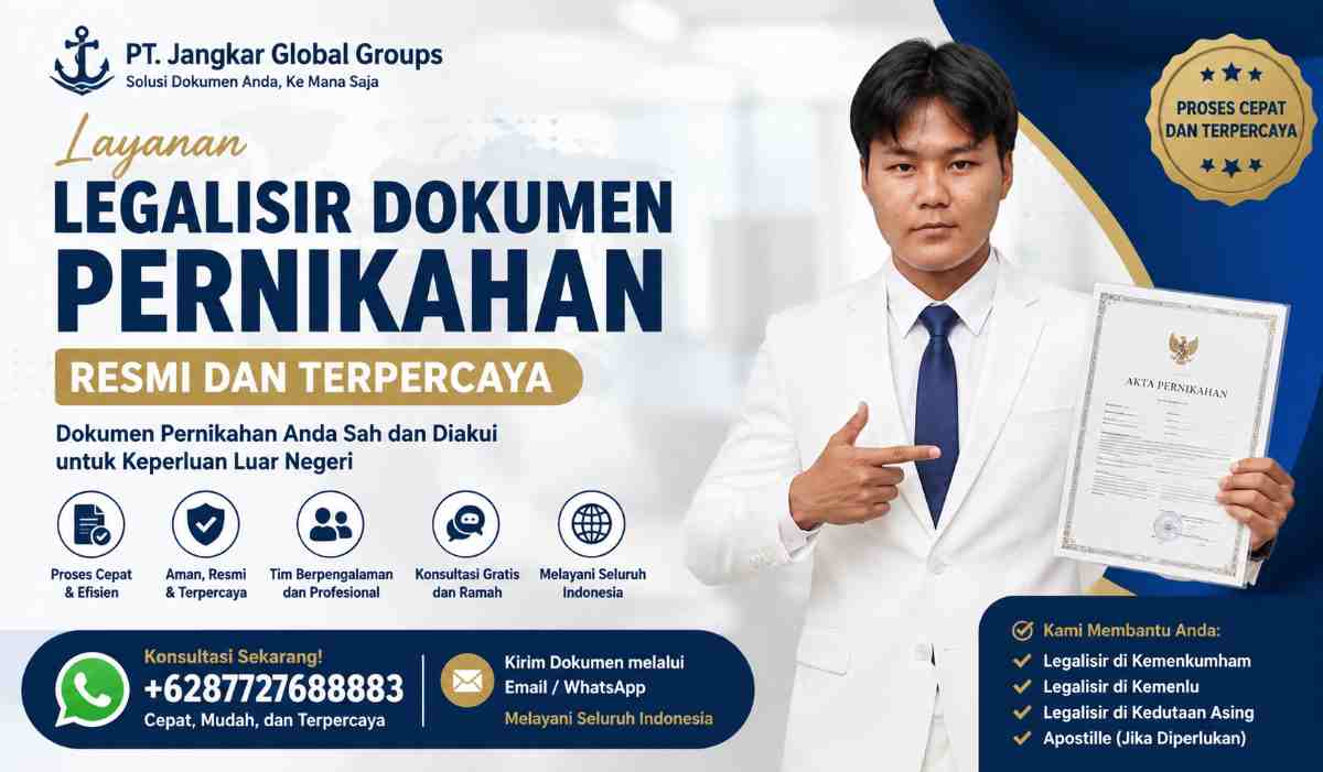 Layanan Legalisir Dokumen Pernikahan Resmi dan Terpercaya