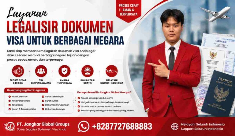 Layanan Legalisir Dokumen Visa untuk Berbagai Negara