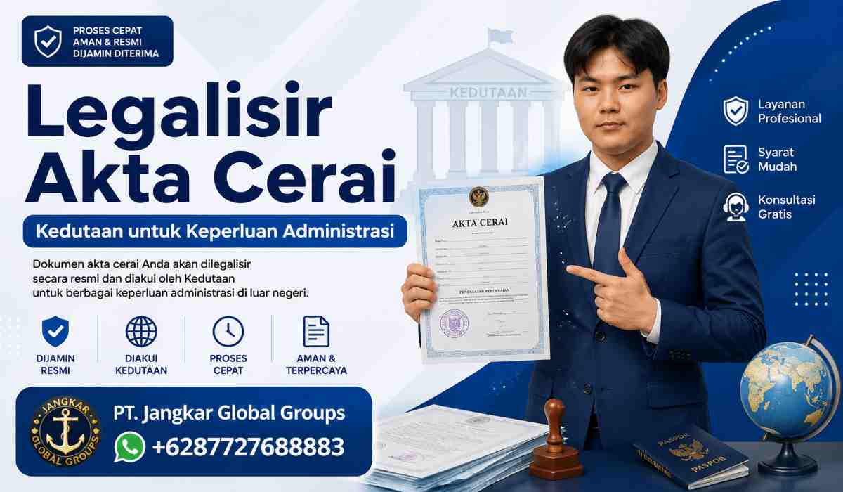 Legalisir Akta Cerai Kedutaan untuk Keperluan Administrasi